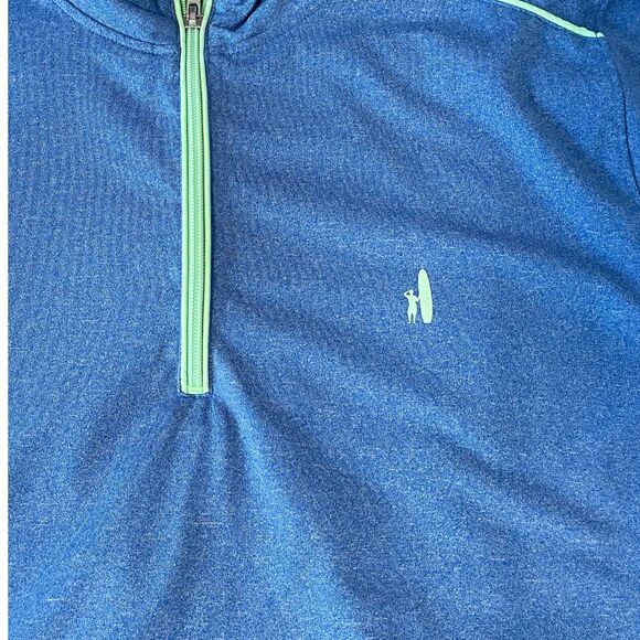 Johnnie O Shirt Mens Large Prep Formance 1/4 Zip Pullover Golf Logo Performance - Picture 2 of 9